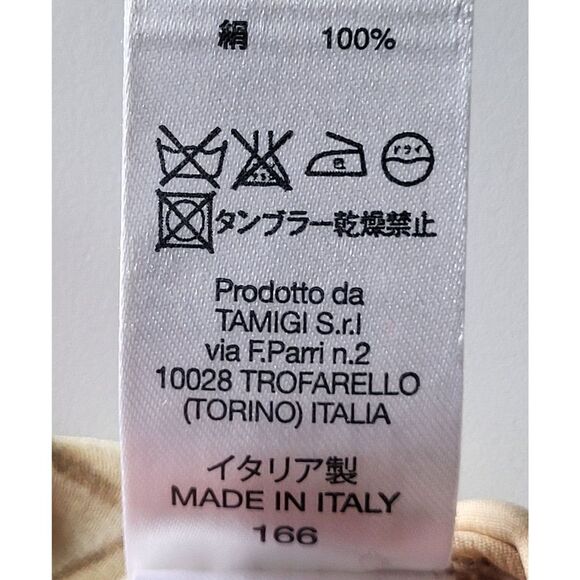 Kristina Ti Chic Small Beaded Silk Pants Italian Designer Floral Lined Colorful - Picture 8 of 9